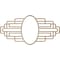 Ekena Millwork Elizabeth Wood Fretwork Pierced Medallion, 24"W x 12"H x 6 5/8"IW x 11 3/8"IH x 3/8"T, Red Oak CMWP24X12X0375EBRO - alternate 4